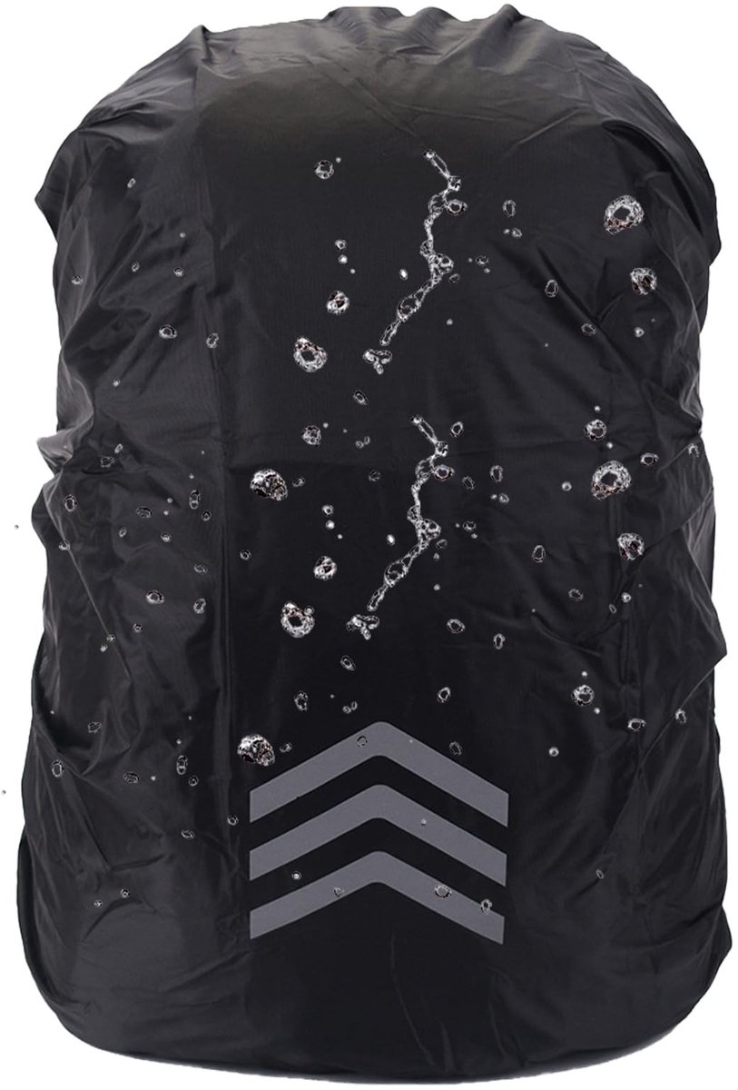 MTTproducts- Regenhoes Waterdicht - Rugzakhoes 18-55L - Reflecterend - Antislip - Verstelbaar - Bescherming tegen regen/sneeuw
