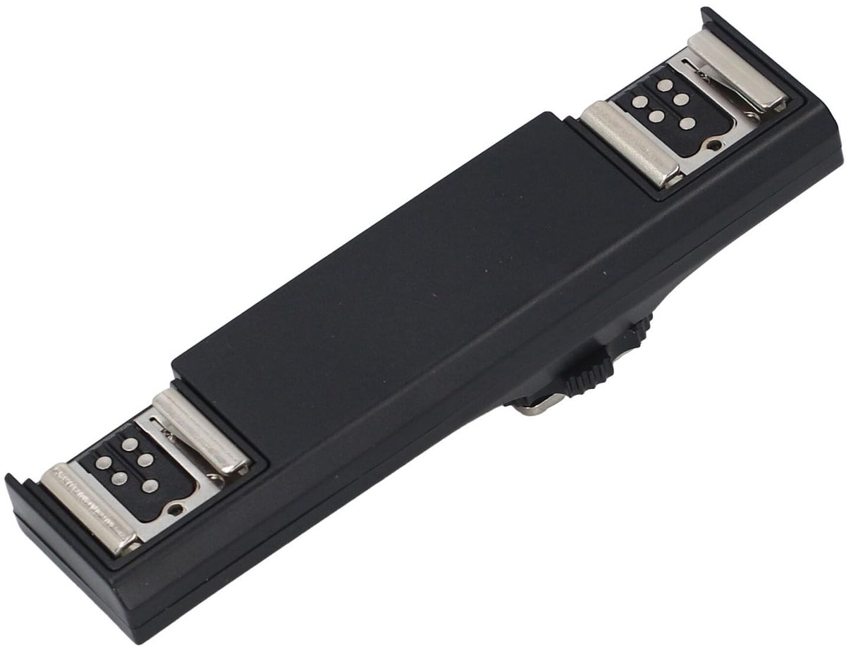 Dailygoods - Dual Hot Shoe Flitsschoen Splitter voor Camera's en Camcorders