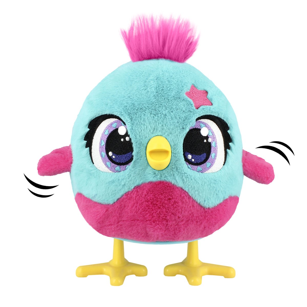 Jumbo - Funtasy Family - Chick-a-boo - Vanaf 3 jaar - Interactieve knuffel - Speelgoed met geluid - Zingt, danst en legt kuikens — afbeelding 9