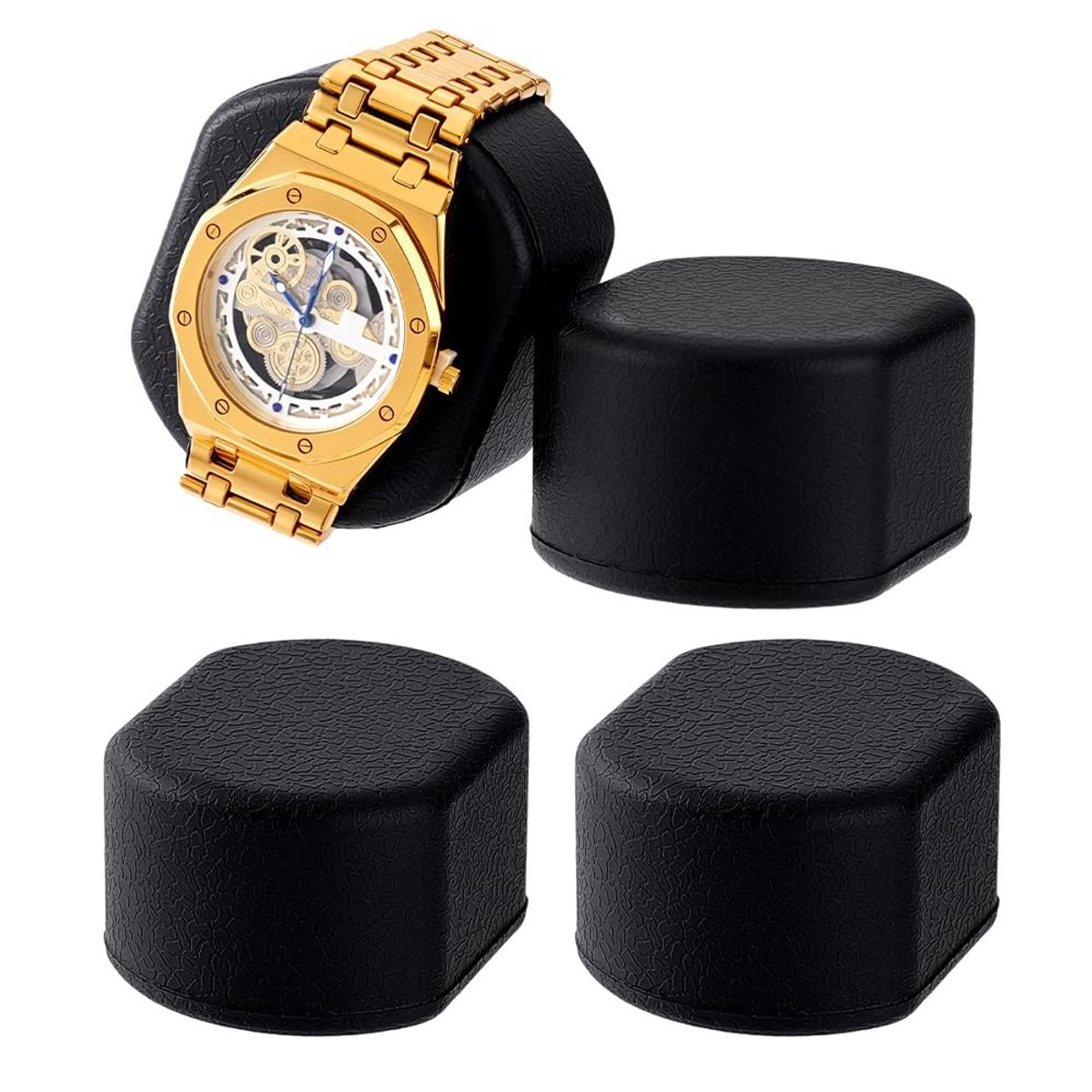 Dailygoods - Set van 4 Horloge Kussens voor Display en Opslag