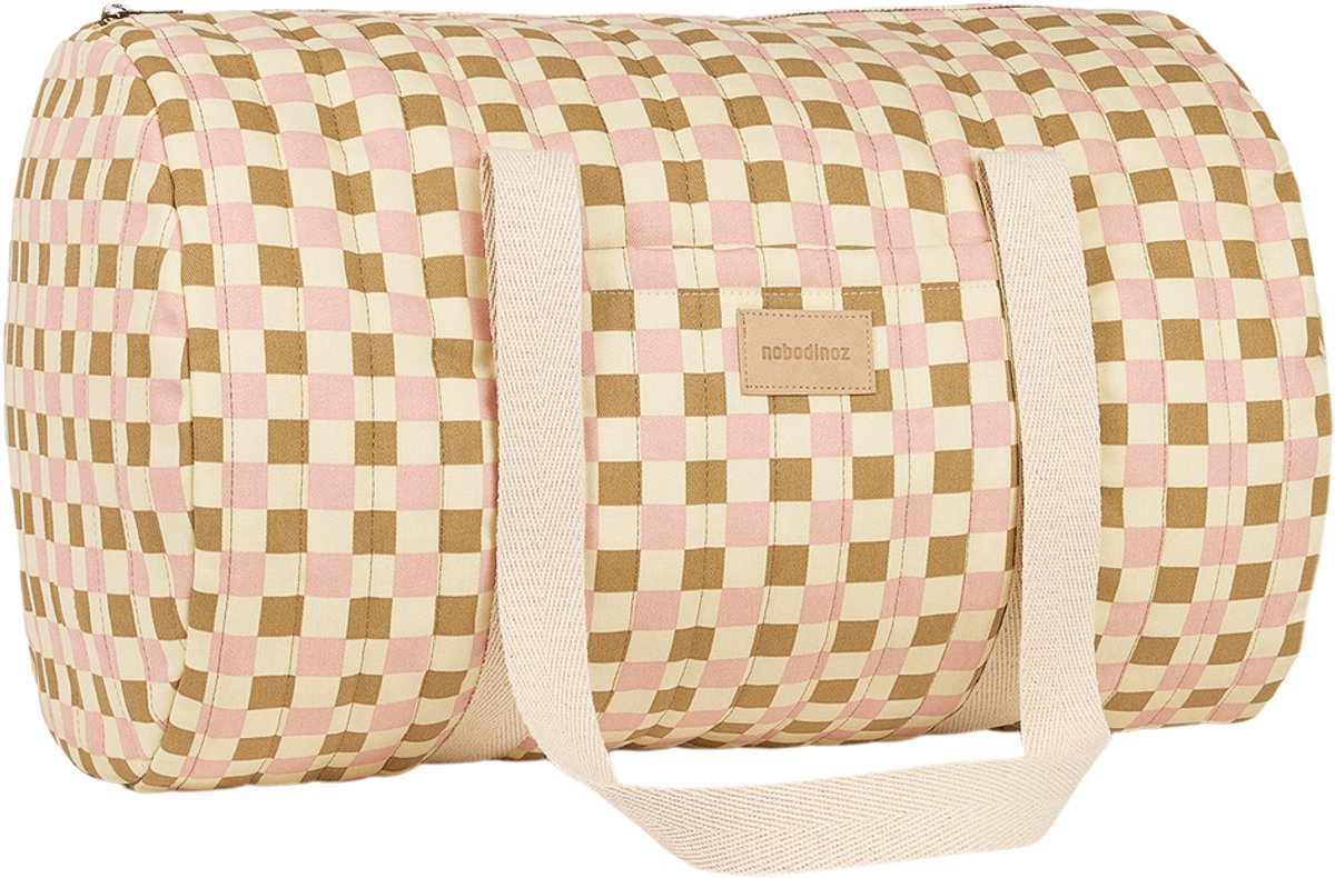 Nobodinoz Stories Weekendtas 45x30x30cm - Yellow Pink Mosaic