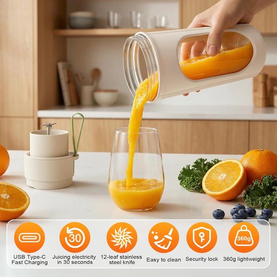 Mini Blender - Smoothie Maker - Draagbare Blender - Sapmaker van MINI — afbeelding 4