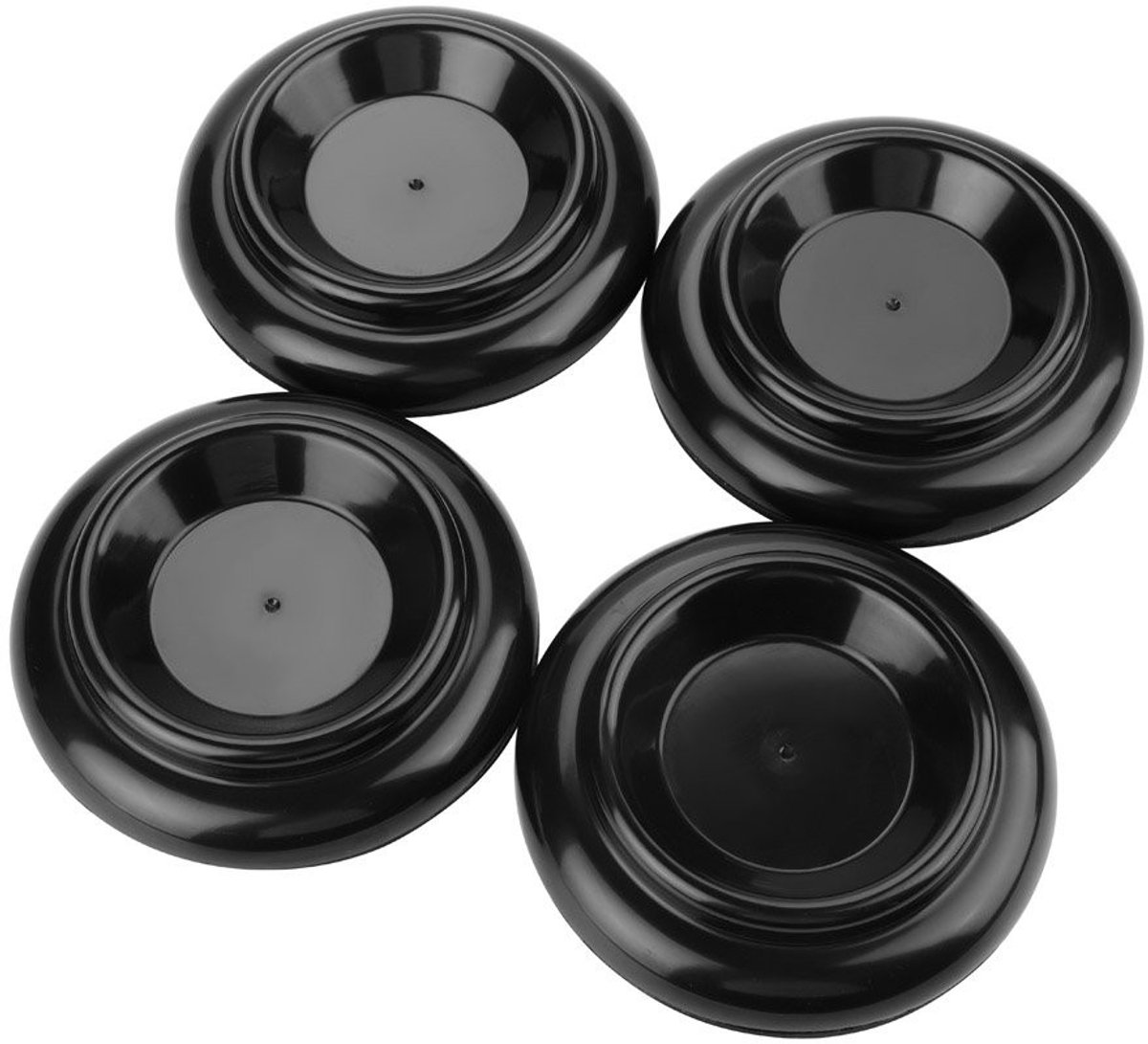 Dailygoods - Dailygoody - Piano Voet Pads - Antislip Caster Cups - Geluiddempende Accessoire - 4 Stuks - Bescherming voor Piano Poten - Geschikt voor Buffetpiano's