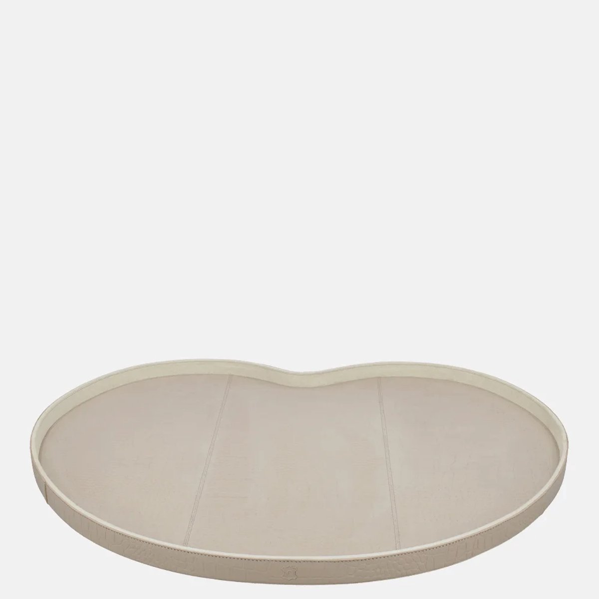 Chamada Chloe Kidney dienblad croco XL beige