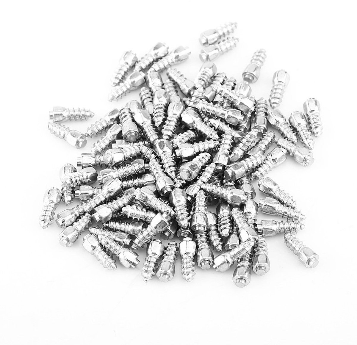 ONF3 - Tire Screws - 100 Stuks - Verbeterde grip - 12mm - Geschikt voor Auto - Veilig rijden in winterse omstandigheden