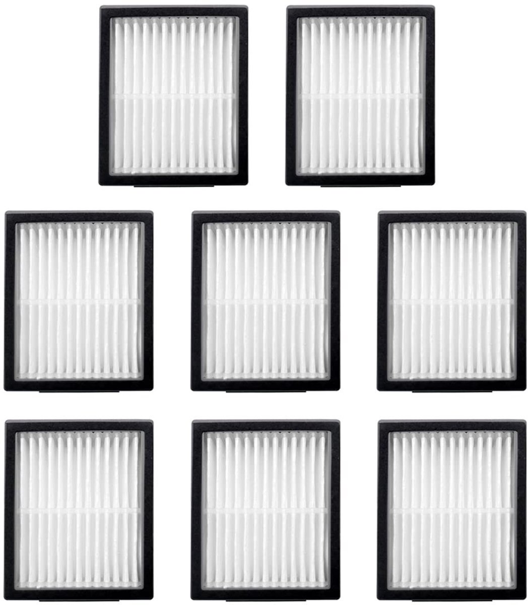VT Goods - Hepa Filter - iRobot Roomba i7 i7+ E5 E6 e7 - 8 Stuks - Stof- en Pollenfilter - Geschikt voor iRobot Roomba E5 E6 E7 i7 i7+
