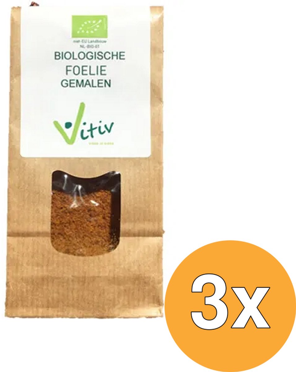 3x Vitiv Fenegriekzaad Bio (250 gr)