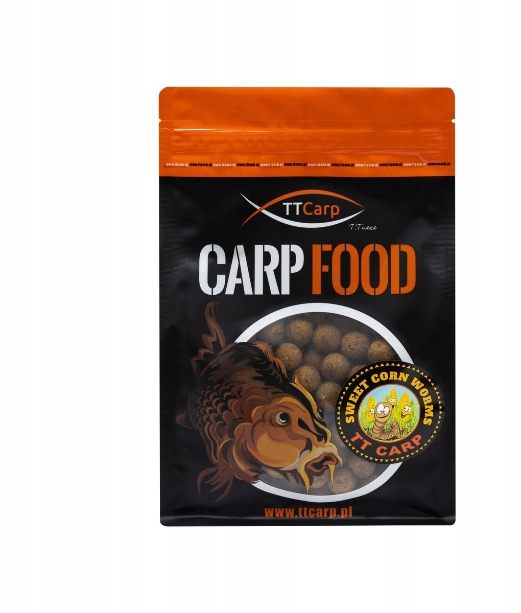 TTCarp Zoete Maïs & Wormen - Visvoerbolletjes - 22mm - 1kg