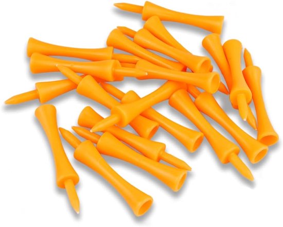 Plastic Golf Tees 70MM - 100 Stuks - Duurzame 2 3/4" Lange Tee voor Precisie en Stabiliteit — afbeelding 3