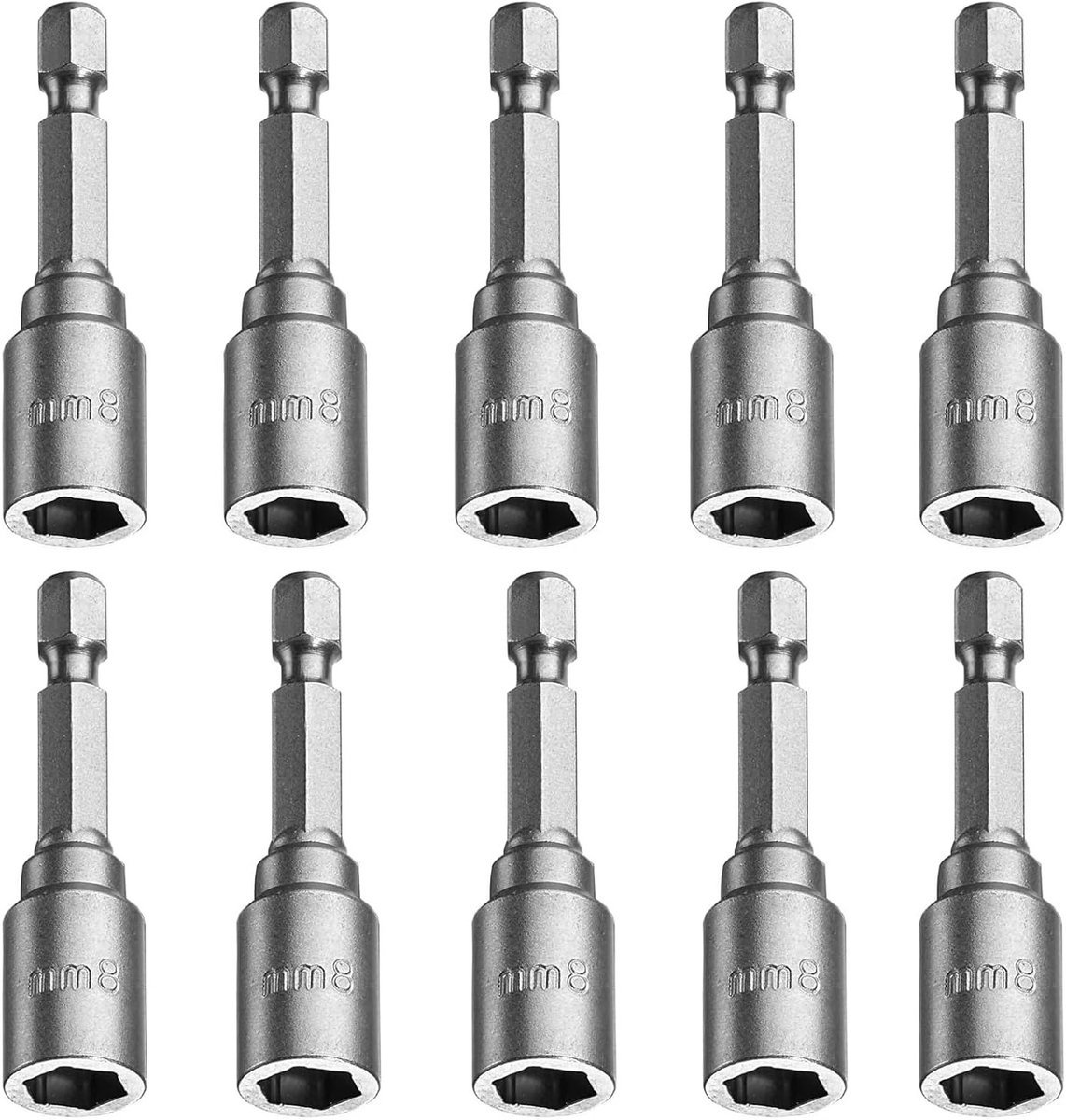 Allecto Plus - 8 mm Zeskantige Dopsleutel met Magnetische Hex Shank