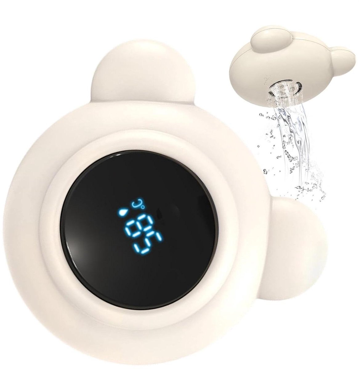 Digitale Badthermometer - Watertemperatuurmeter Babybad - Veilig Baden - Drijvend Berenontwerp - 8 cm - Niet gespecificeerd