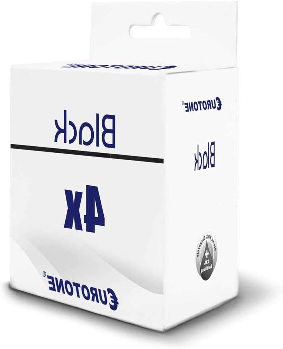 Inktcartridges - Printerinkt navulling - Documenten printen - 100% compatibel - 4 stuks - Zwart