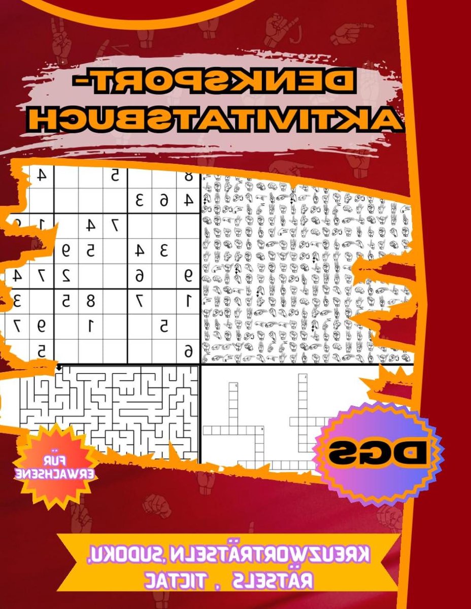 Denksport Activiteitenboek - Puzzelboek Volwassenen - Geestelijke Uitdaging - Diverse Puzzels Inclusief - 100 Pagina's - Niet Van Toepassing