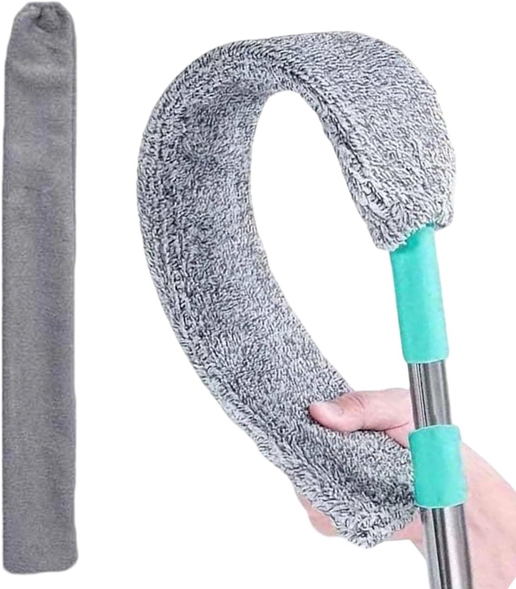 Onder Appliance Duster - Stofzuiger Tool - Onder Meubels Reinigen - Intrekbare Handgreep - Niet Gespecificeerd - Grijs