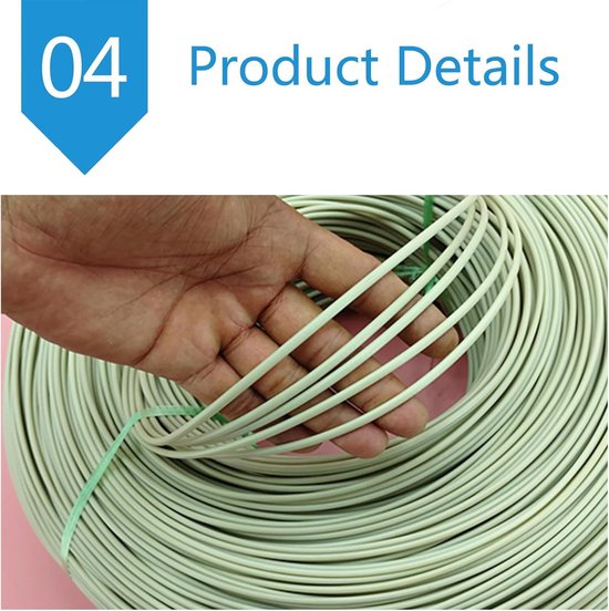 Kunststof Lasstaven - PP Lasstaven - Kunststof Reparatie - Hoge Lassterkte - 1 kg - Wit — afbeelding 5