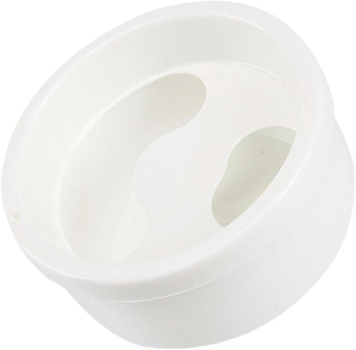 Manicure Kom - Nagel Soak - Nail Care - Betrouwbaar ABS Materiaal - 12.60 x 12.60 cm - Wit