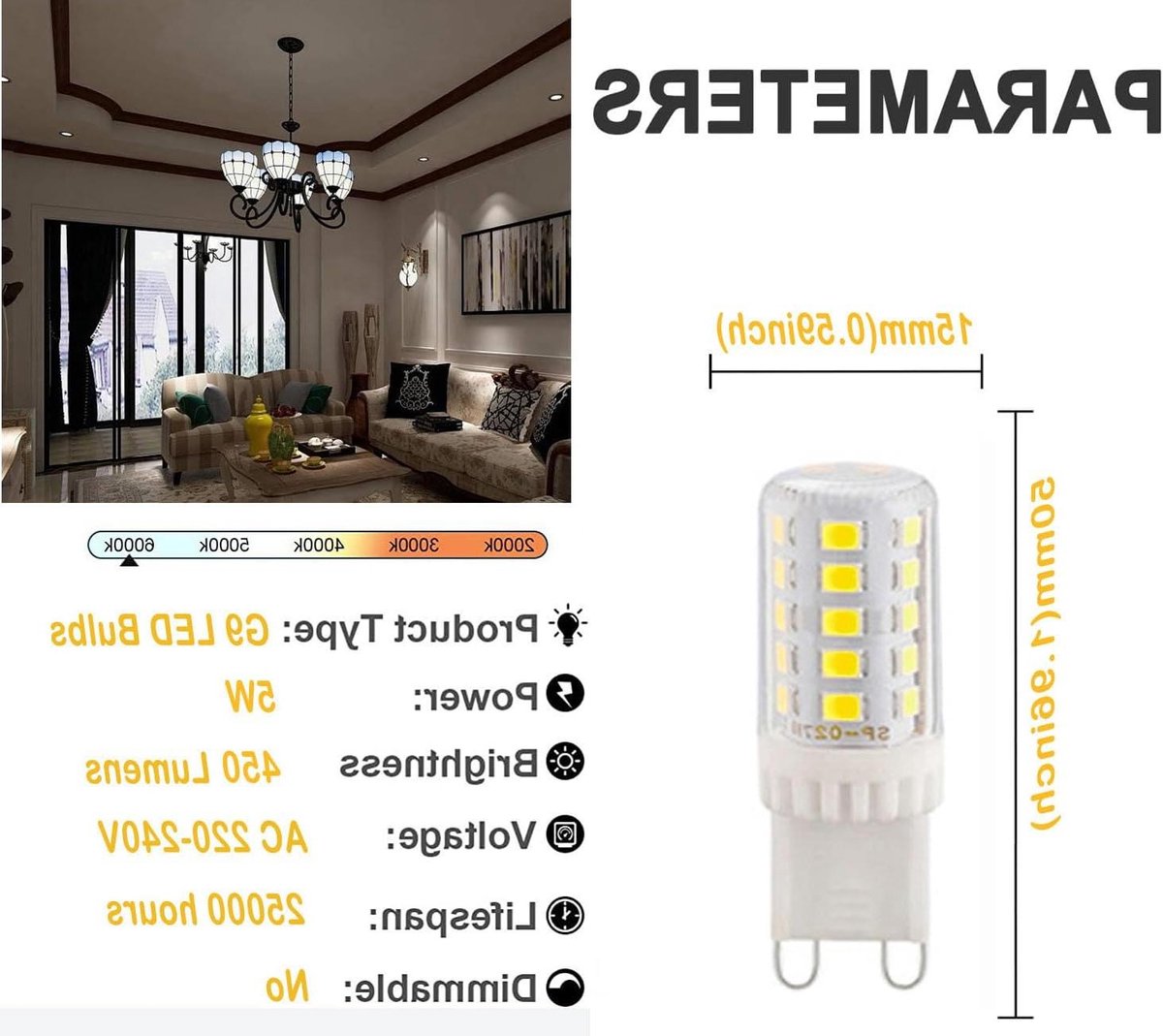 LED Lampen - Spaarlampen - Huisverlichting - Flikkervrij Licht - 10 Stuks - Koud Wit