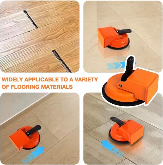 Vloer Reparatiegereedschap - Vloer Fixer - Vloeren Egaliseren - Sterke Zuigkracht - 118 Mm - Zwart — afbeelding 3