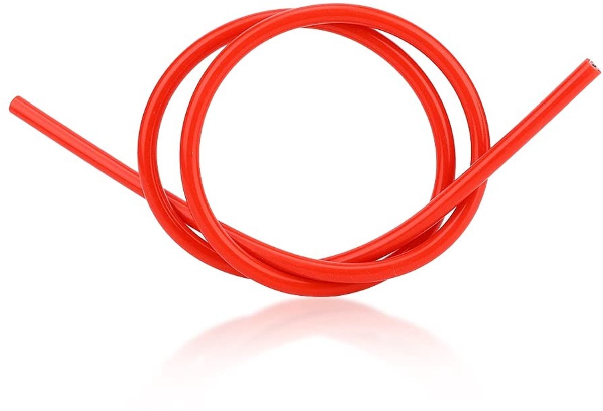 Dailygoody - Siliconen bougiedraden - Bougie kabel - Vervangingsonderdeel - Rood - Ontstekingskabel - Auto accessoire - Geschikt voor auto - 8mm