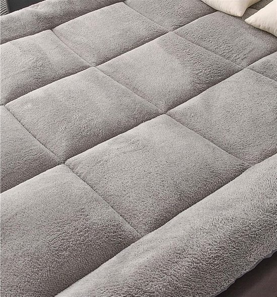 Opvouwbare futonmatras - Vloerbed - Comfortabel slapen - Ergonomisch ontwerp - 180 x 200 cm - Geel — afbeelding 4