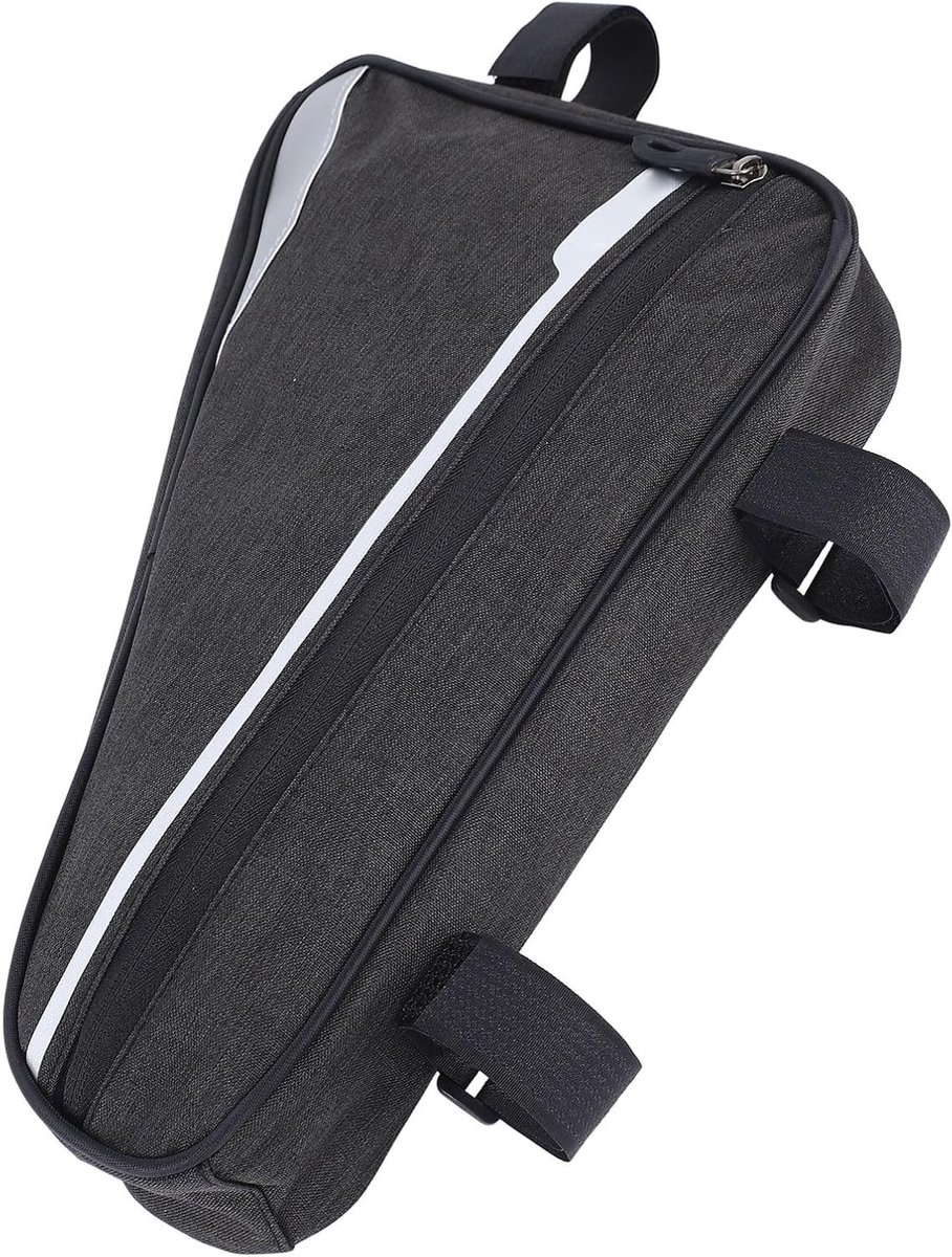 Waterdichte Fietsdriehoek Frame Tas, 1.2 L Polyester, Ideaal voor Fietsaccessoires en Onderste Buis Opslag