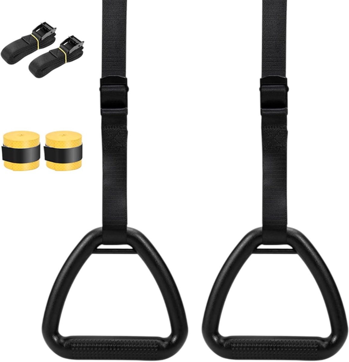 Gymnastiek Ringen - Fitness Ringen Pull-up - Krachttraining Thuis - Anti-slip Ontwerp - 23.3 cm Lengte - Niet gespecificeerd