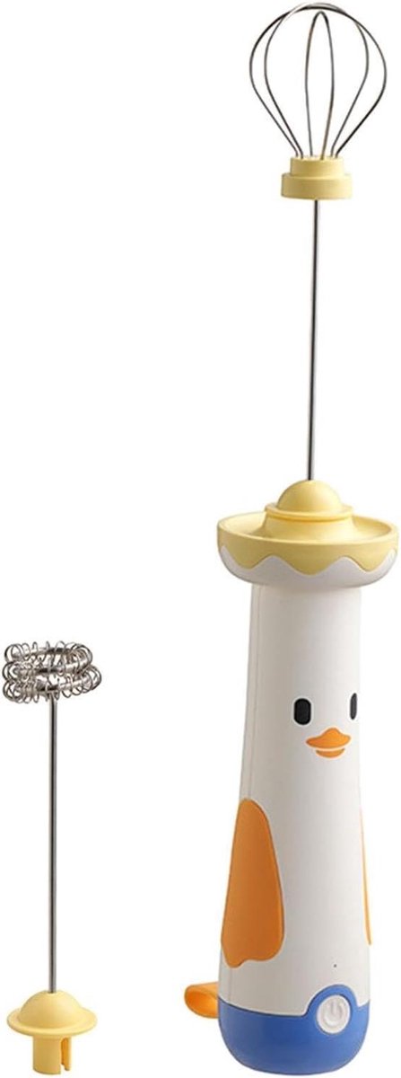 Draadloze Mixer - Melkopschuimer Garde - Bakken en Koken - Oplaadbaar Stil Ontwerp - 5.5 x 12 x 5.5 cm