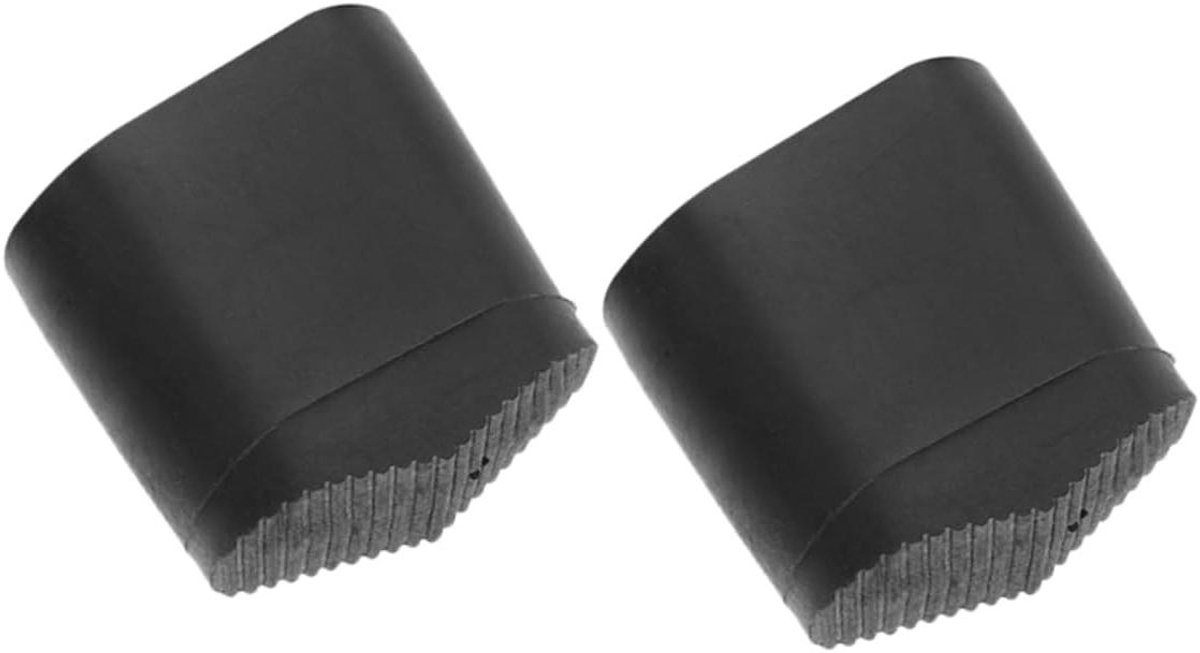 Laddervoetjes - Ladderdoppen Rubberen Eindkappen - Vloer Beschermen - Antislip Siliconen - 45 x 43 x 25 cm - Zwart