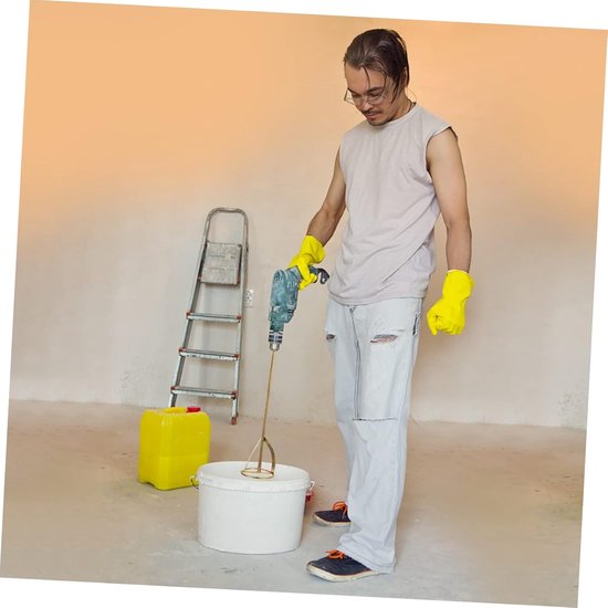 Mengstaafjes Set - Boormixer Opzetstuk - Verf Mengen - Duurzaam Legering Materiaal - 49.5 cm Lengte - Diverse kleuren — afbeelding 2