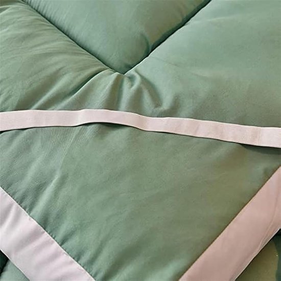 Japanse futonmatras - Vloermatras slaapmat - Comfortabel slapen - Oprolbaar en opvouwbaar - 90x200 cm - Grijs — afbeelding 4