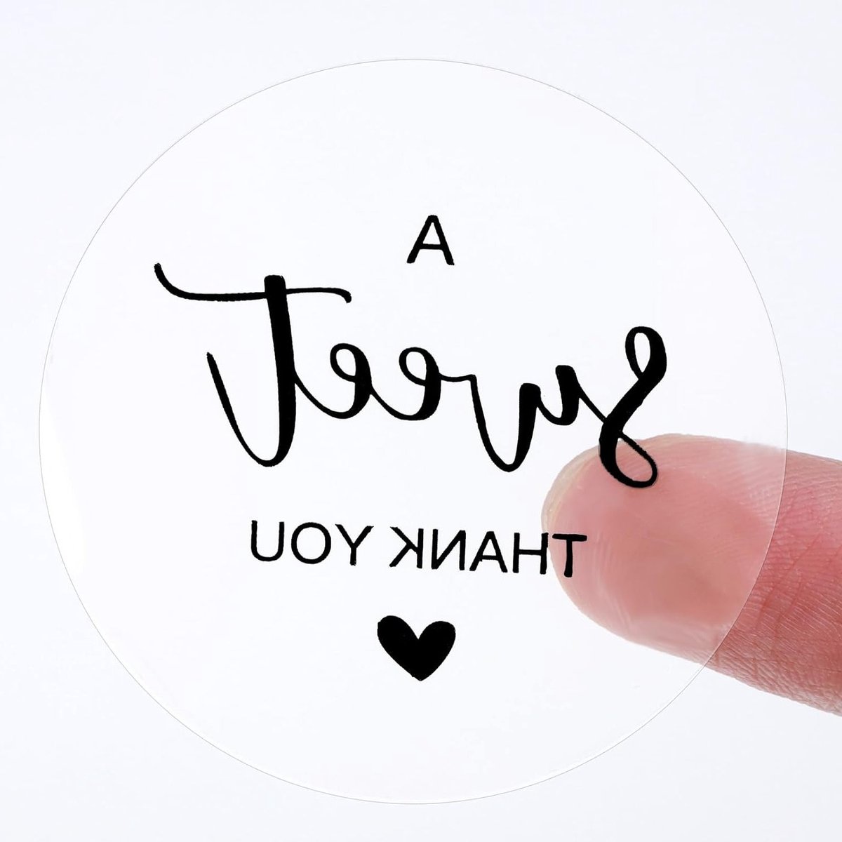 120 Stuks Bedankstickers 3.5cm - Ronde Stickers voor Cadeauverpakking, DIY Knutselen en Feestjes zoals Bruiloften en Babyshowers