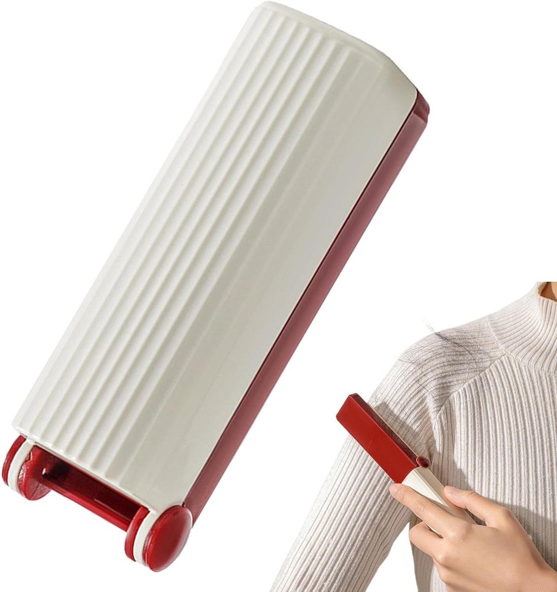 Herbruikbare Pluisroller - Wasbare Kleefroller - Kleding Reinigen - Ergonomische Handgreep - ca. 3 x 27 x 95 cm