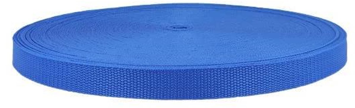Gordelband - Tasriem Banden - Tassen Maken - Hoge Stabiliteit - 20mm 10 Meter - Koningsblauw