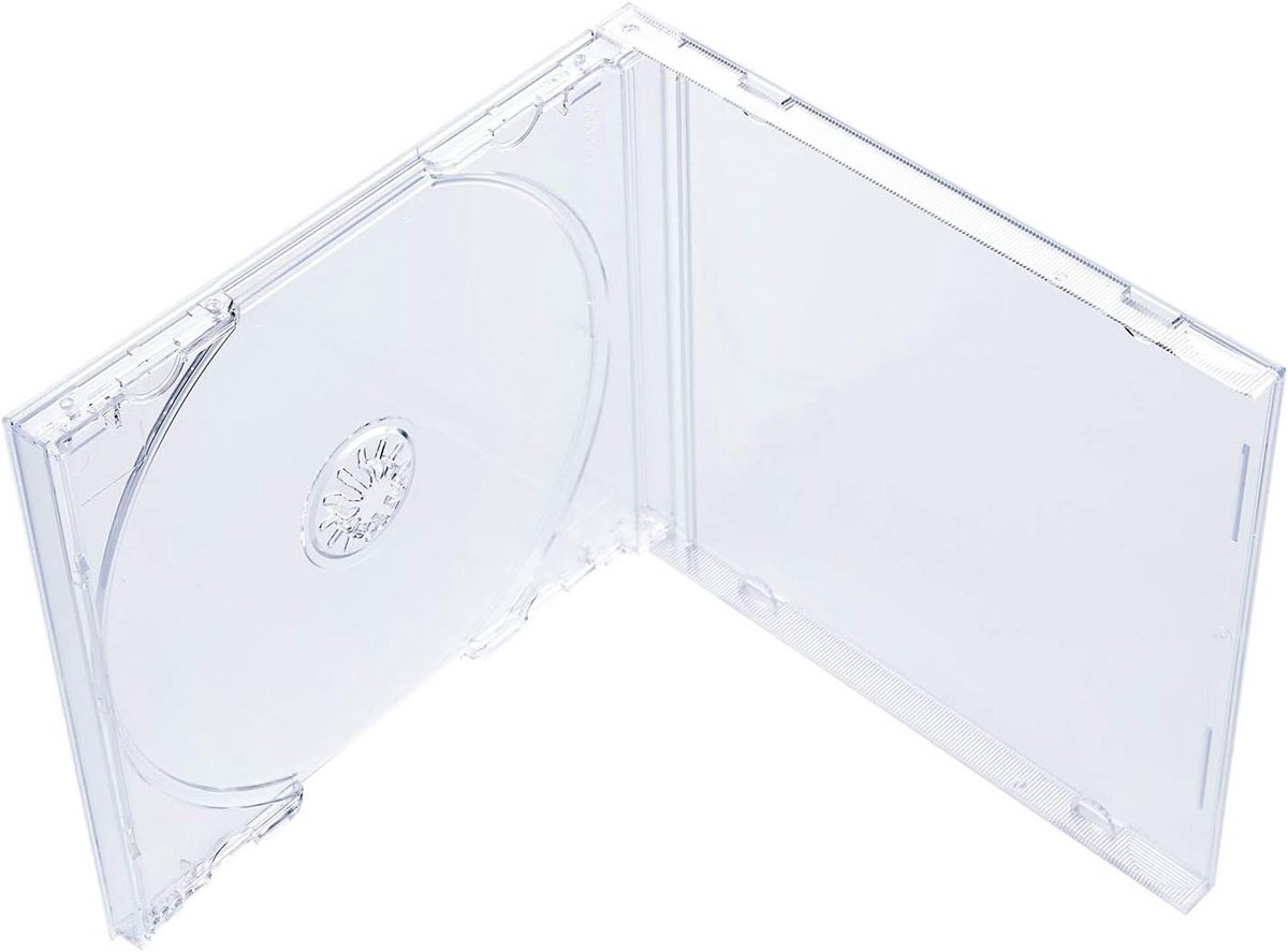 CD Jewel Cases - Opbergdozen CD - Muziek Opslaan - Standaard Dikte - 50 Stuks - Transparant