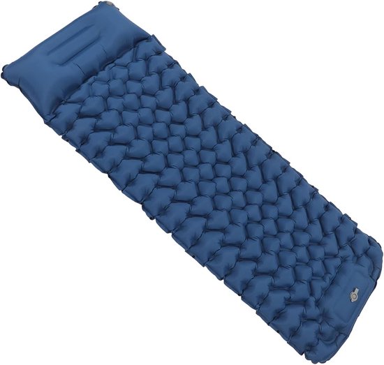 Opblaasbaar Slaapmatje - Kampeerslaapmat Outdoor Mat - Kamperen en Hiken - Ergonomisch Ontwerp - 32 x 17 x 10 cm — afbeelding 4