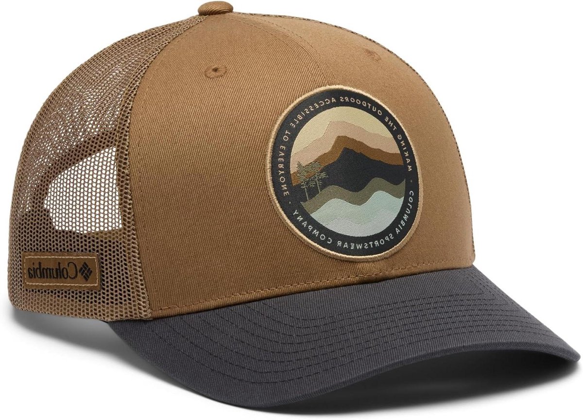 Baseball Cap - Pet Hoofddeksel - Outdoor Activiteiten - Mesh Achterkant - One Size - Bruin