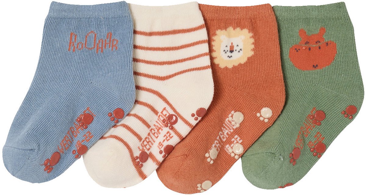Vertbaudet Set van 4 paar sokken baby jongen