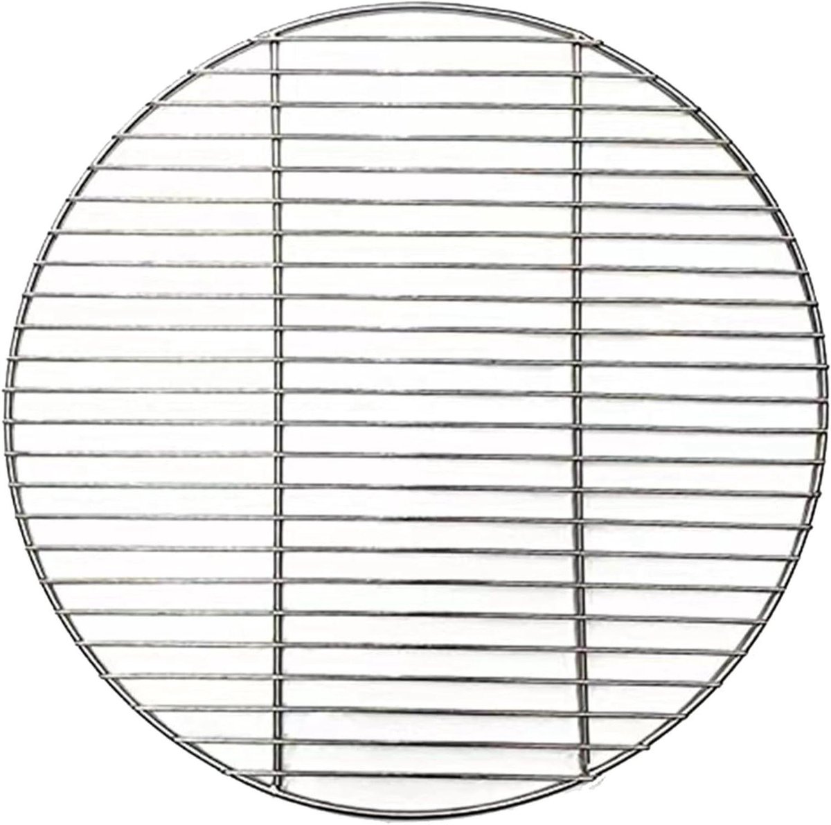BBQ Grill Net - Barbecue Rooster - Outdoor Koken - Roestvrij Staal - 43 cm - Zilver