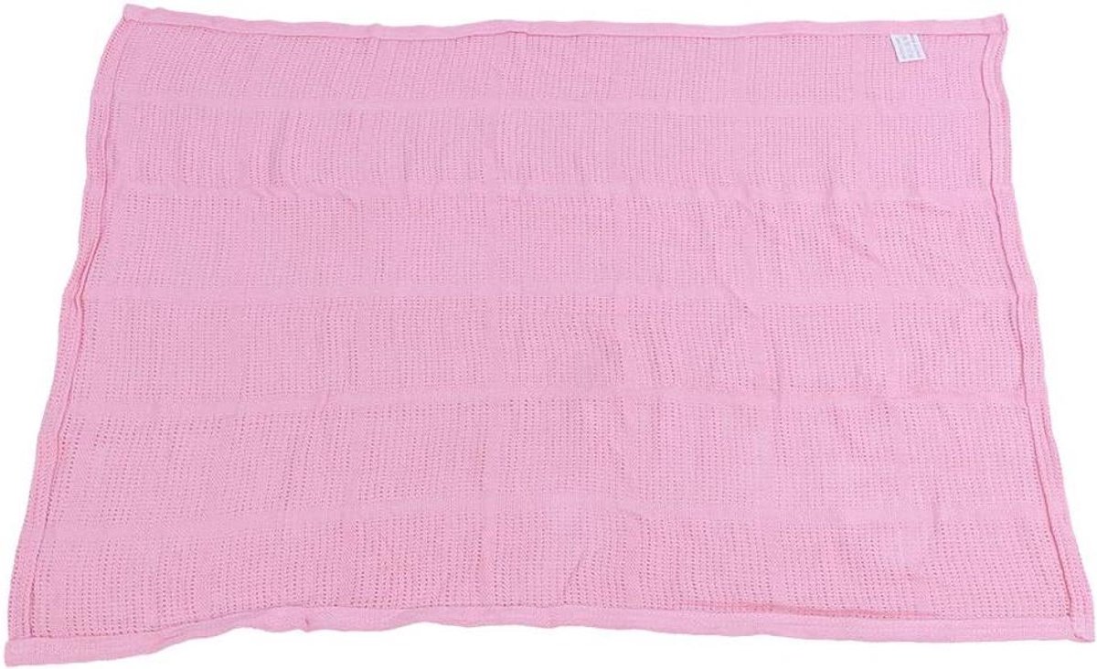 Baby Inbakerdoek - Wikkeldeken Baby - Baby Slaapcomfort - Hol Ontwerp Ademend - 70 x 90 cm - Roze