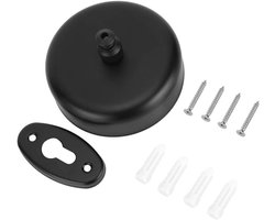 Waslijn - Wasdraad - Kleding Drogen - Intrekbaar - 9.2 cm diameter - Zwart