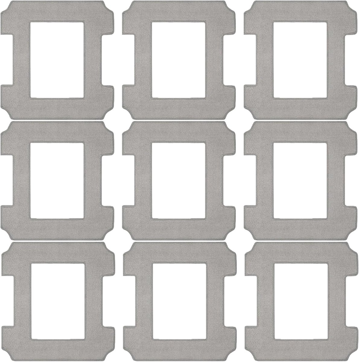 Reinigingsdoeken Geschikt voor Ecovacs Winbot W2 Omni raamstofzuiger, wasbaar en herbruikbaar, inclusief dweilpads, 9 stuks.