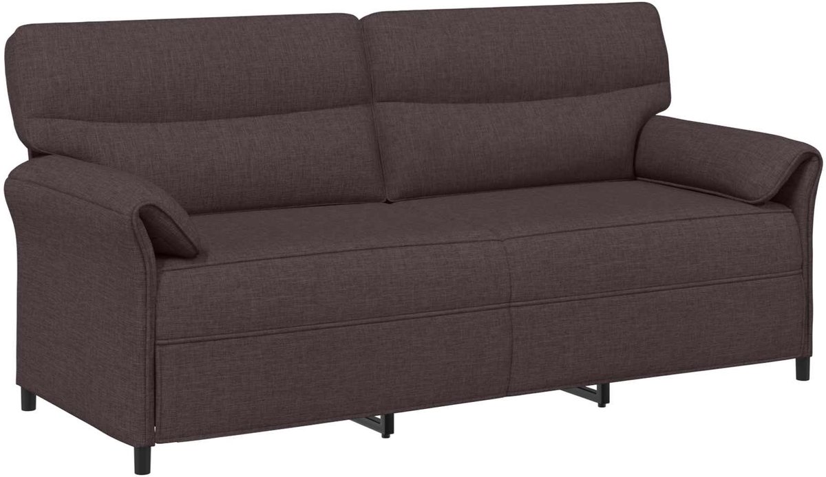 vidaXL - Bank - 100% - polyester - metalen - frame - MDF, - Multiplex