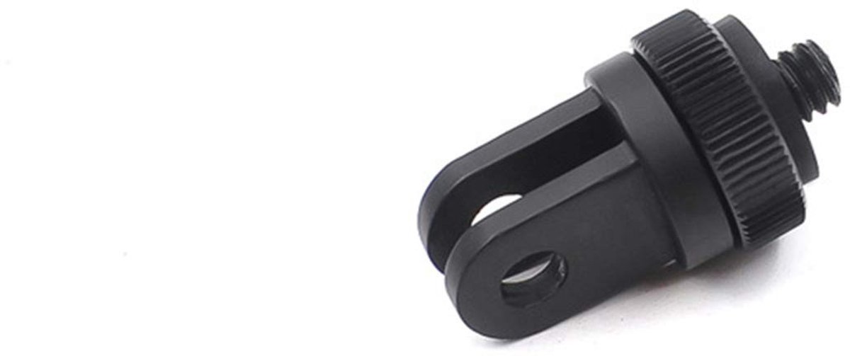 Allecto - Camera Adapter - Universele Schakelaar - Stevige Aluminiumlegering - Zwart - 1/4 Interface - Geschikt voor Insta360 en GoPro