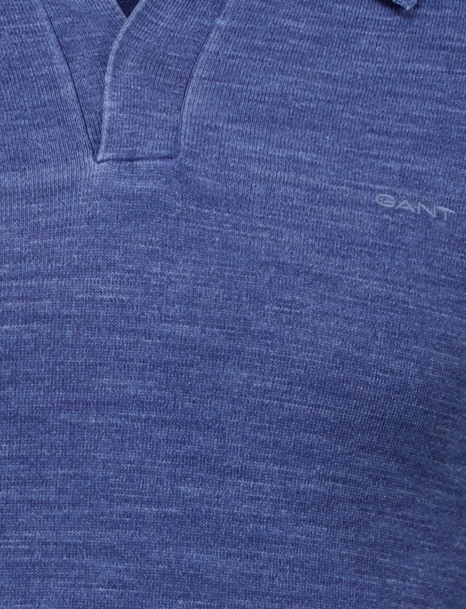 Gant poloshirt korte mouw blauw