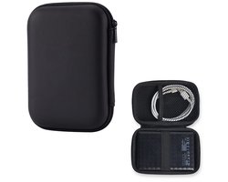 1 x External Hard Drive Case, 2.5 Inch External Hard Drive 2.5 Inch Hard Drive Case for SDD-HDD Enclosure, Portable External Storage Drive, Shockproof, Hard Case, Black