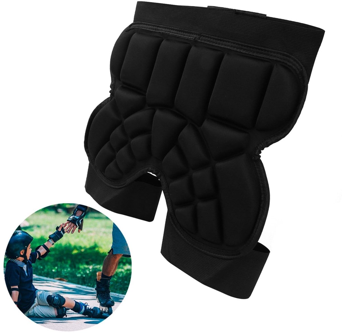 ONF3 - Skate Butt Guarder - Heupbescherming - Comfortabel en lichtgewicht - Schaatsbescherming - Veiligheid voor schaatsers - Unisex volwassenen