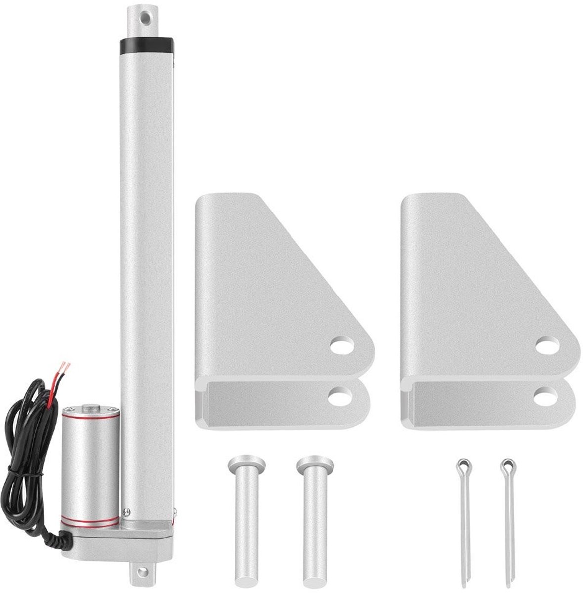 aladdien - Lineaire Actuator - Elektrische Aandrijving - 300 Mm Slag - Afstandsbediening - Verstelbare Hoogte - Geschikt voor Elektrische Standaard ..