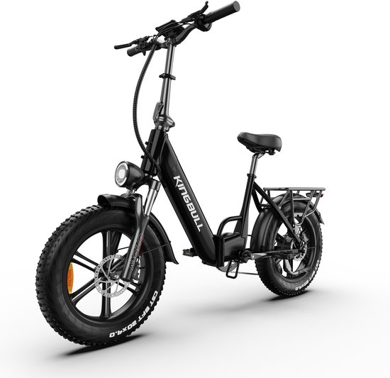 Maxtron Literider 2.0 Opvouwbare Elektrische Fiets–648Wh Accu–20×4.0 Inch Fatbike Banden–Actieradius tot 90 km–Voor- en Achter Hydraulische Schijfremmen–MOZO Aluminium Verende Voorvork met Lock-out– Elektrische Stadsfiets –Max. Belasting 180 kg–Zwart van Maxtron — afbeelding 2