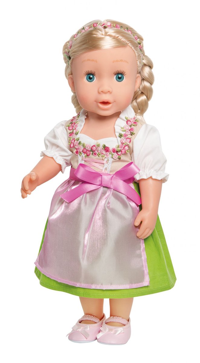Heless Poppenkleding Jurk Oktoberfeest Meisjes 28-35 Cm 2-delig — afbeelding 3