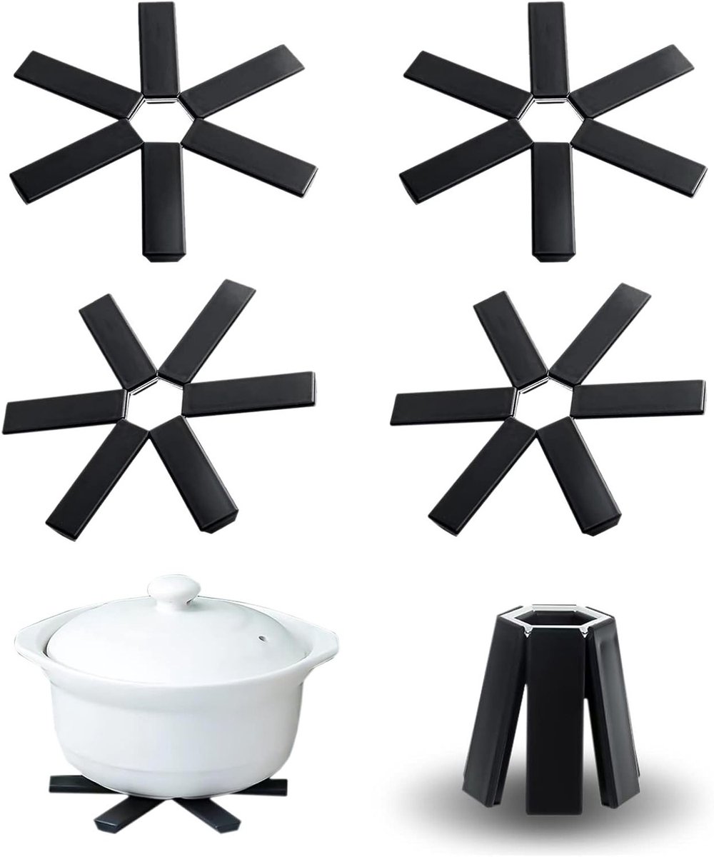 Pot en Panbeschermers - Set van 4, Anti-Slip en Warmte-Isolatie
